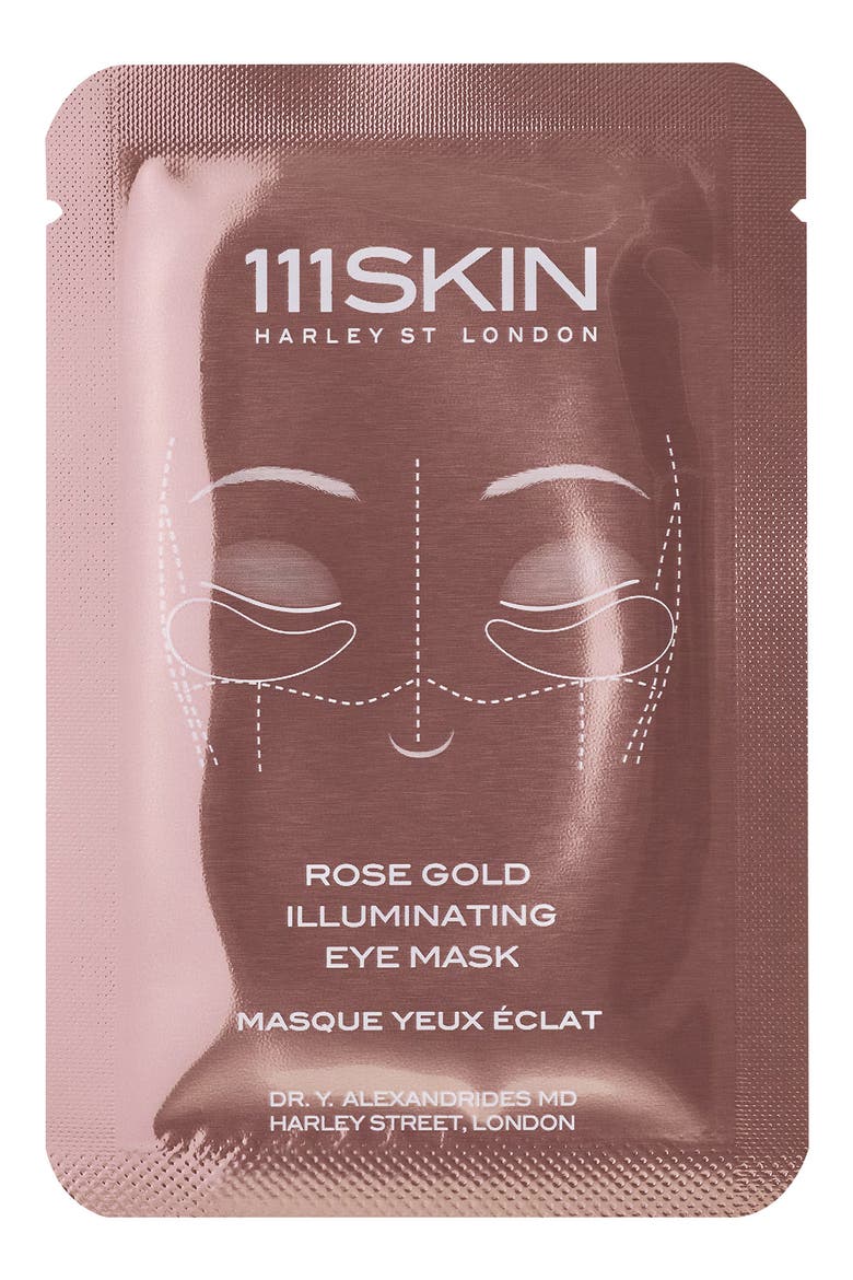 Rose Gold Illuminating 8-Piece Eye Mask Box, Alternate, color, NO COLOR