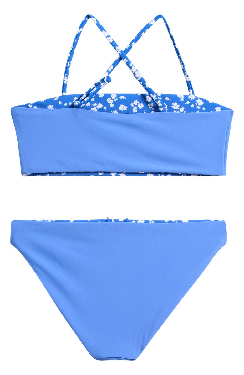 Rip Curl Kids' Sunshine Reversible Two-Piece Swimsuit, Alternate, color, Blue