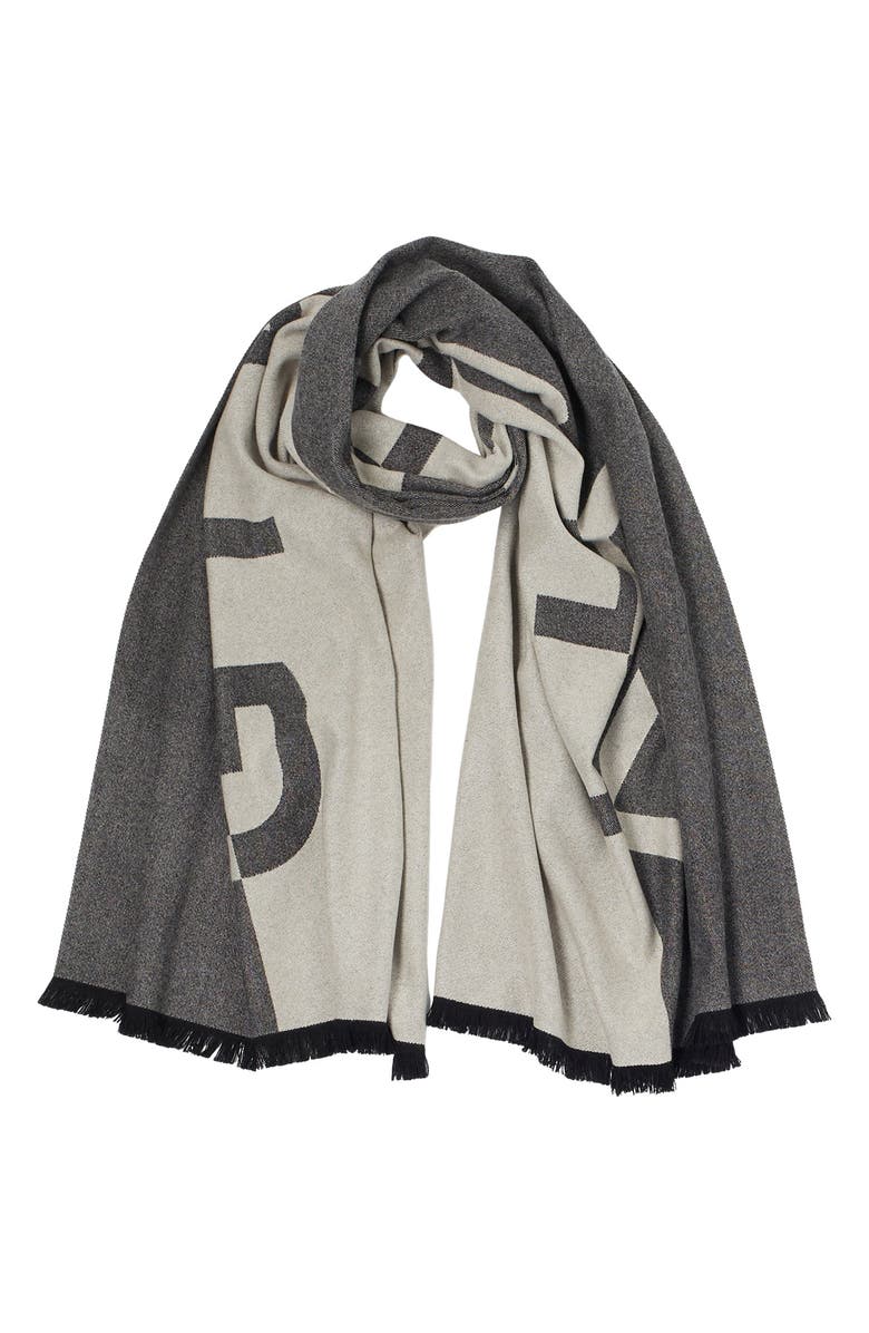 Givenchy Block Logo Scarf, Main, color,