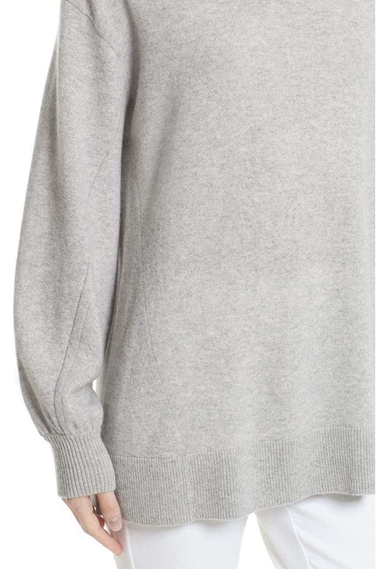 Ace Cashmere Turtleneck Sweater, Alternate, color, LIGHT GREY