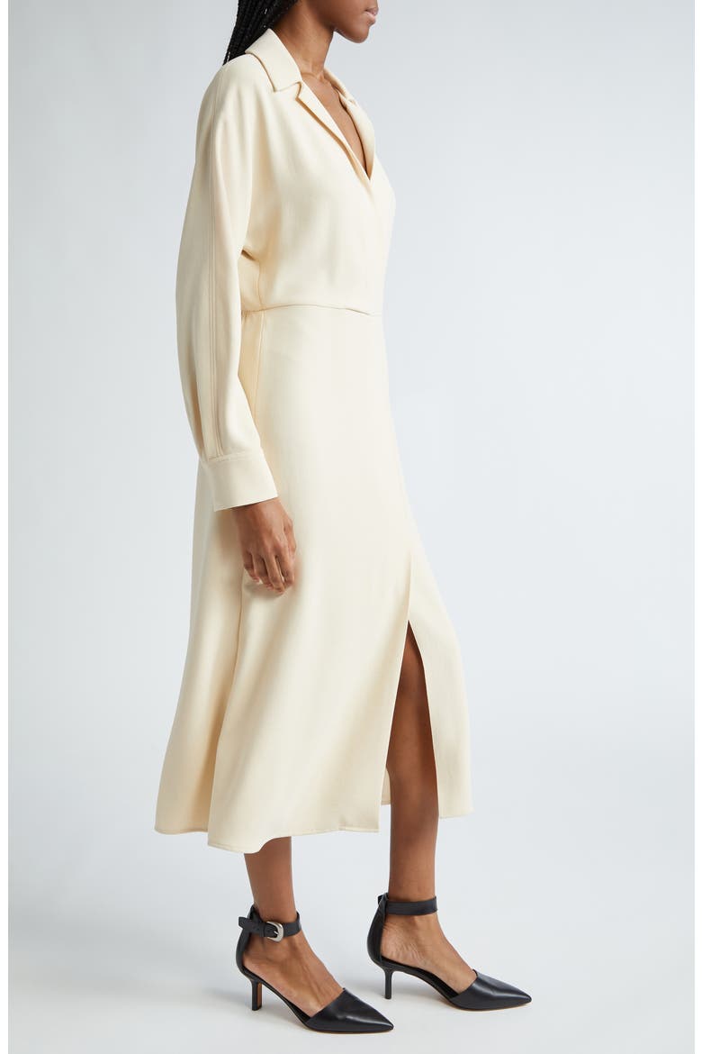 Long Sleeve Shirtdress, Alternate, color, WHITE SAND