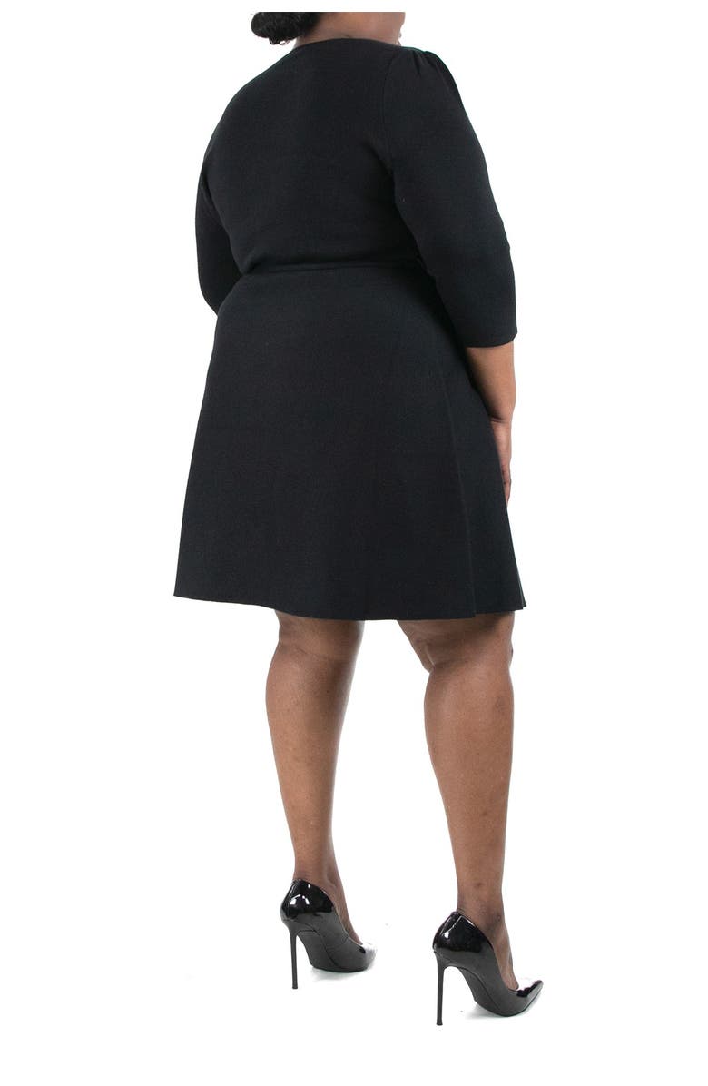 Nina Leonard Sweater Dress, Alternate, color,