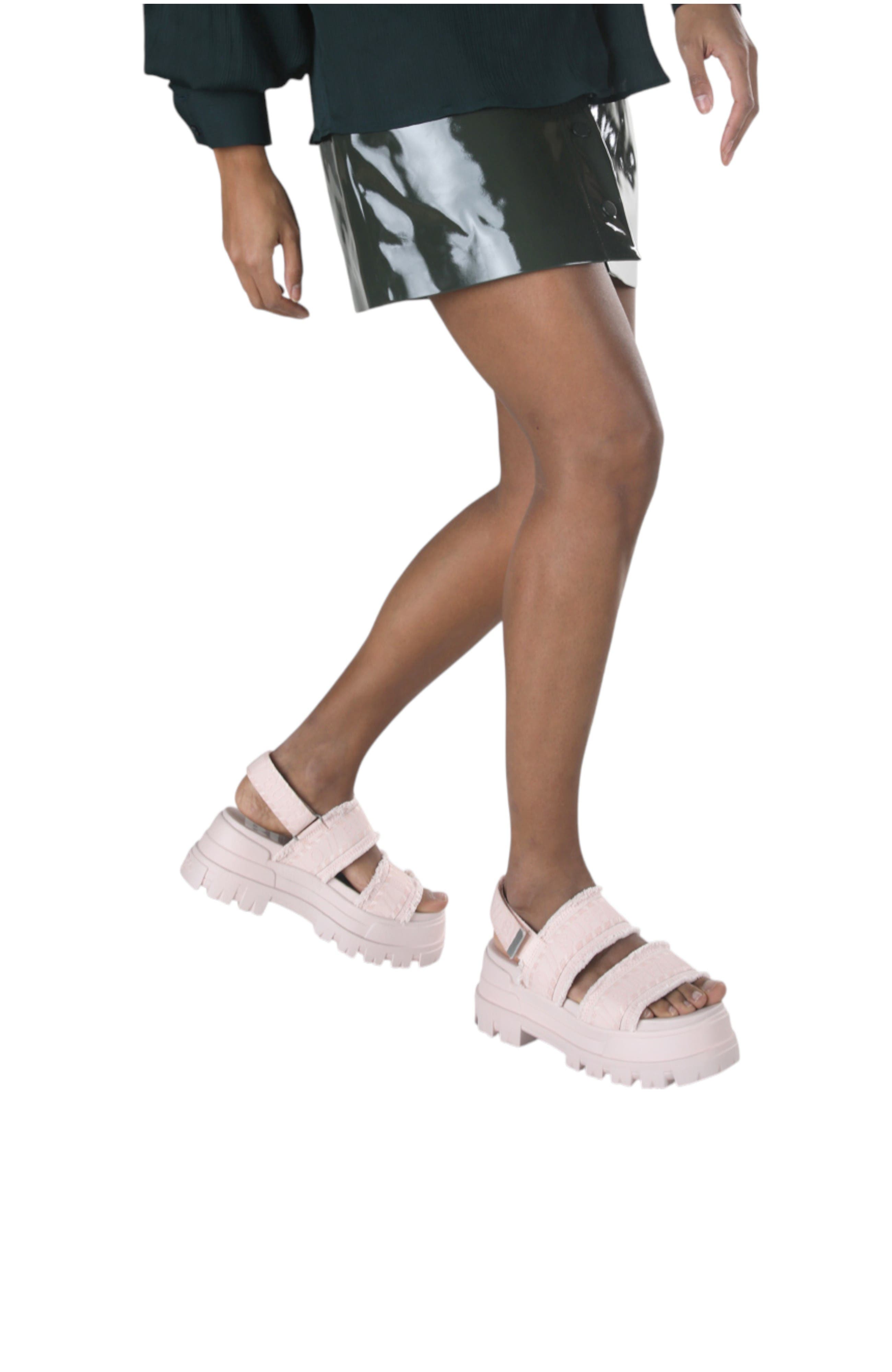 Buffalo Boots Aspha Gld Platform Sandal, Alternate, color, Rose