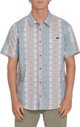 Billabong Sundays Short Sleeve Cotton Blend Button-Up Shirt