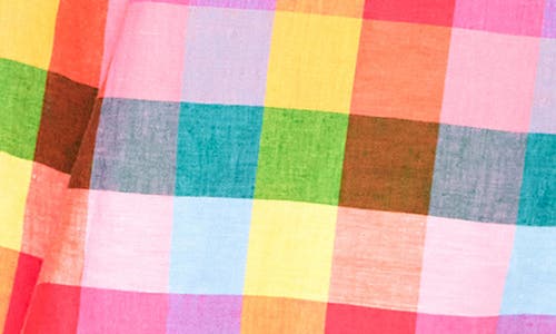 Boden Lola Blouson Maxi Dressrainbow Multigingham Women  In Multi