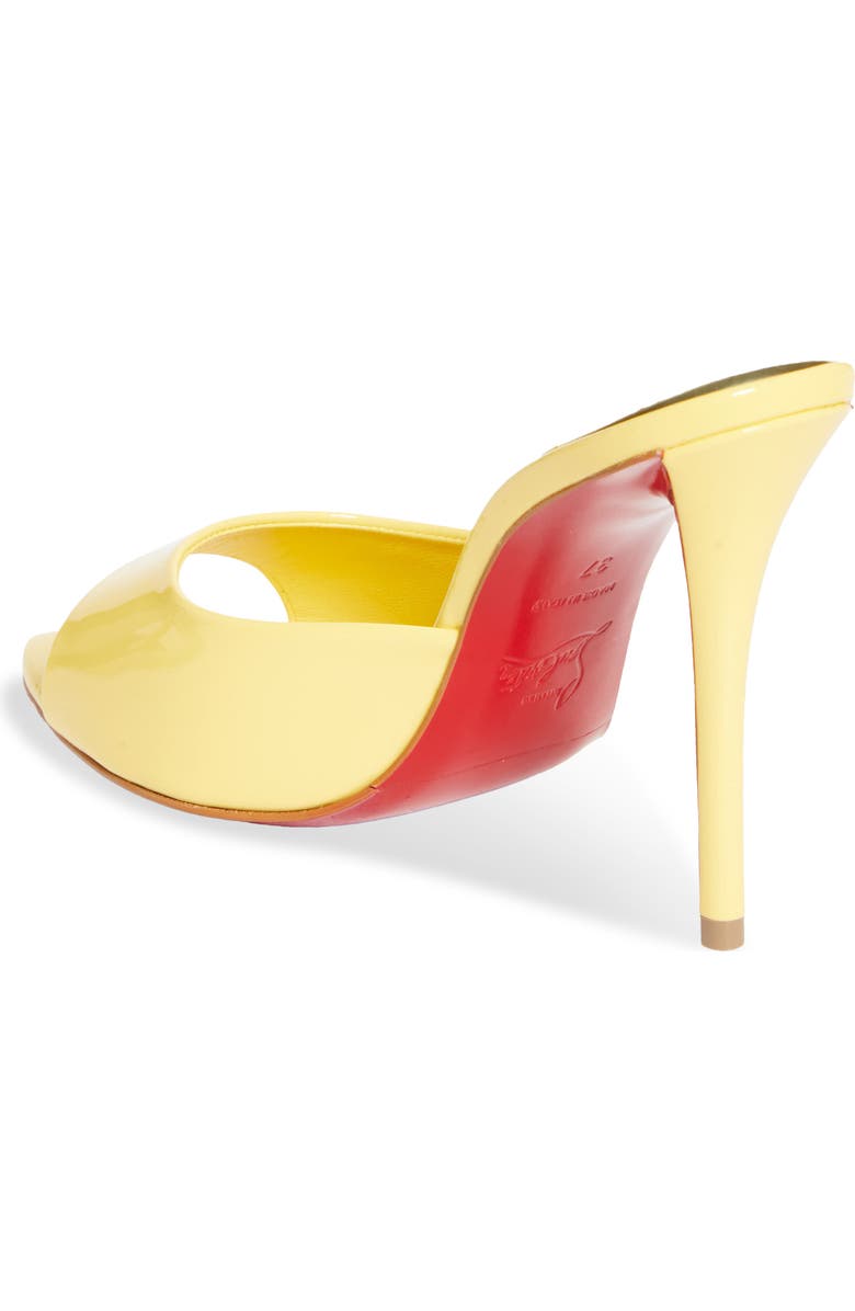 Christian Louboutin Miss Z Pointed Toe Sandal, Alternate, color, Y523 Vanilla/ Lin Vanilla