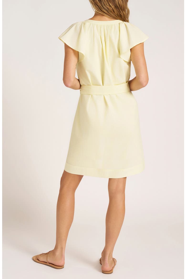 Aurea Woven Shift Dress, Alternate, color, LEMONDROP