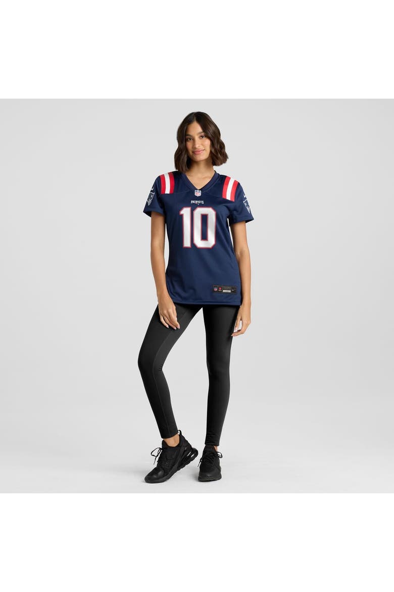 Women's Nike Drake Maye Navy New England Patriots  Player Game Jersey, Alternate, color, Navy