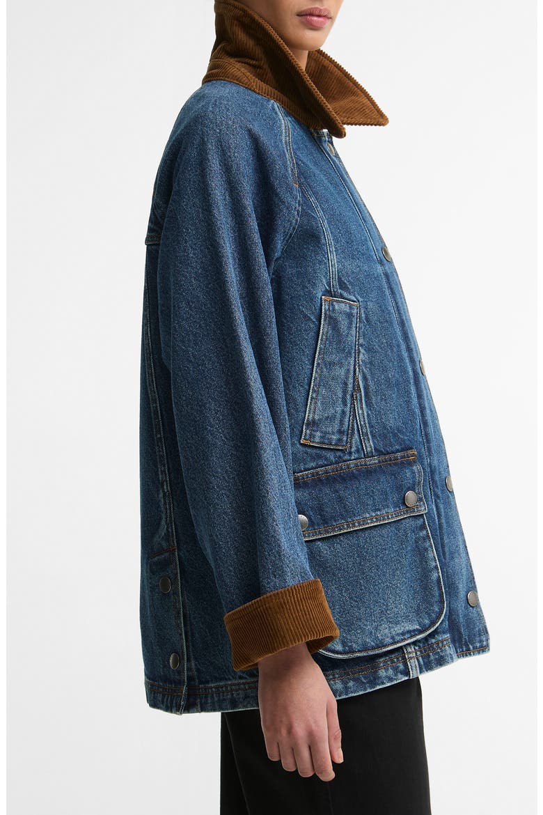 Modern Beadnell Denim Jacket, Alternate, color, MID BLUE DENIM/ CLASSIC