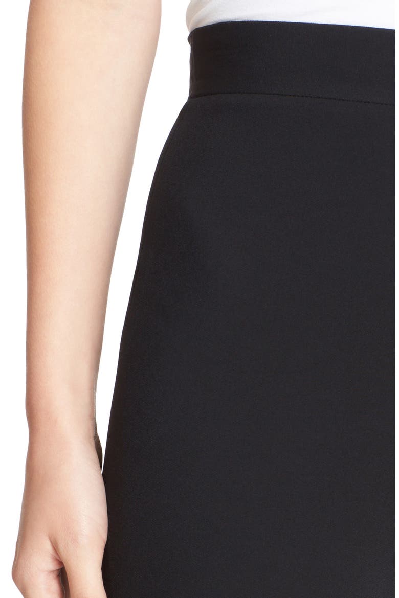 Skinny Cady Crepe Pants, Alternate, color, BLACK