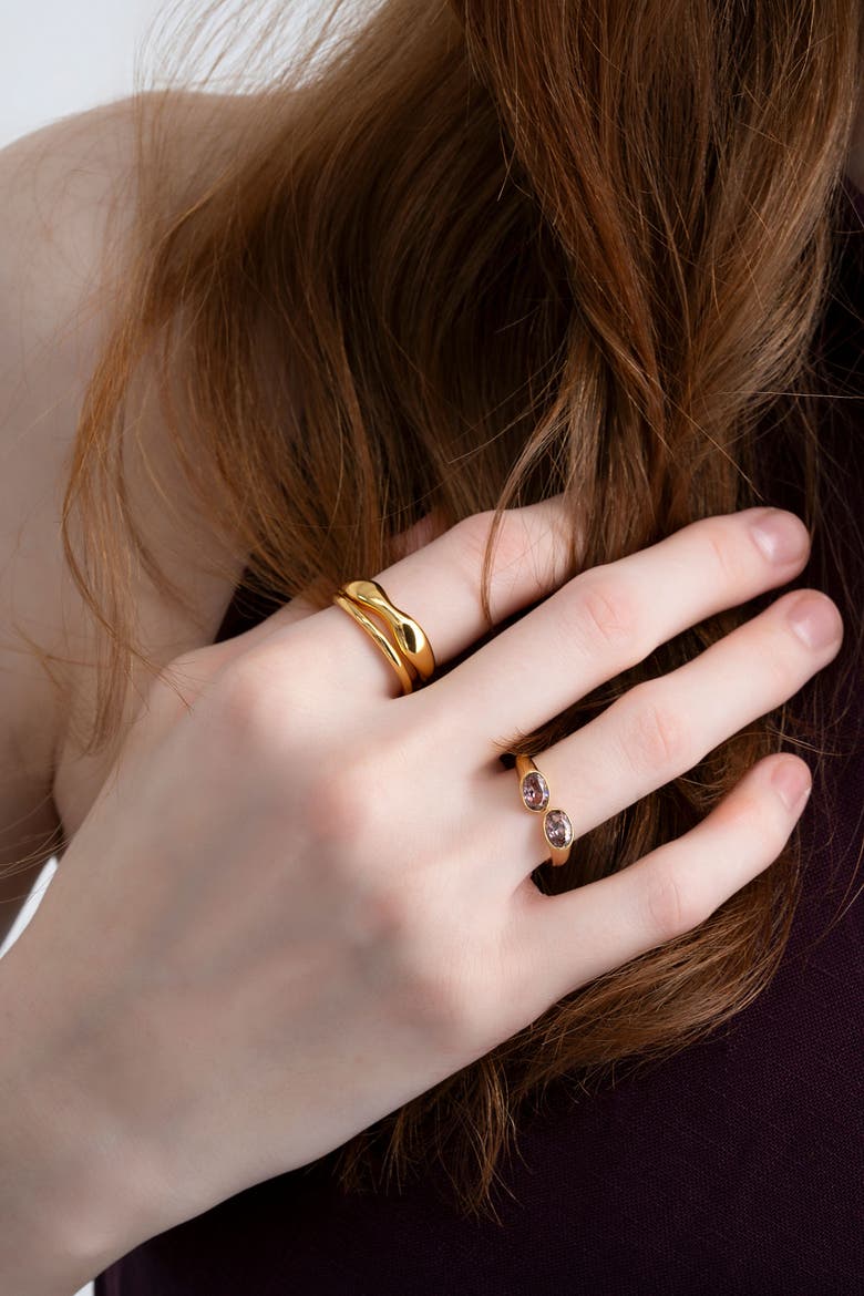 Flow Ring, Alternate, color, Gold