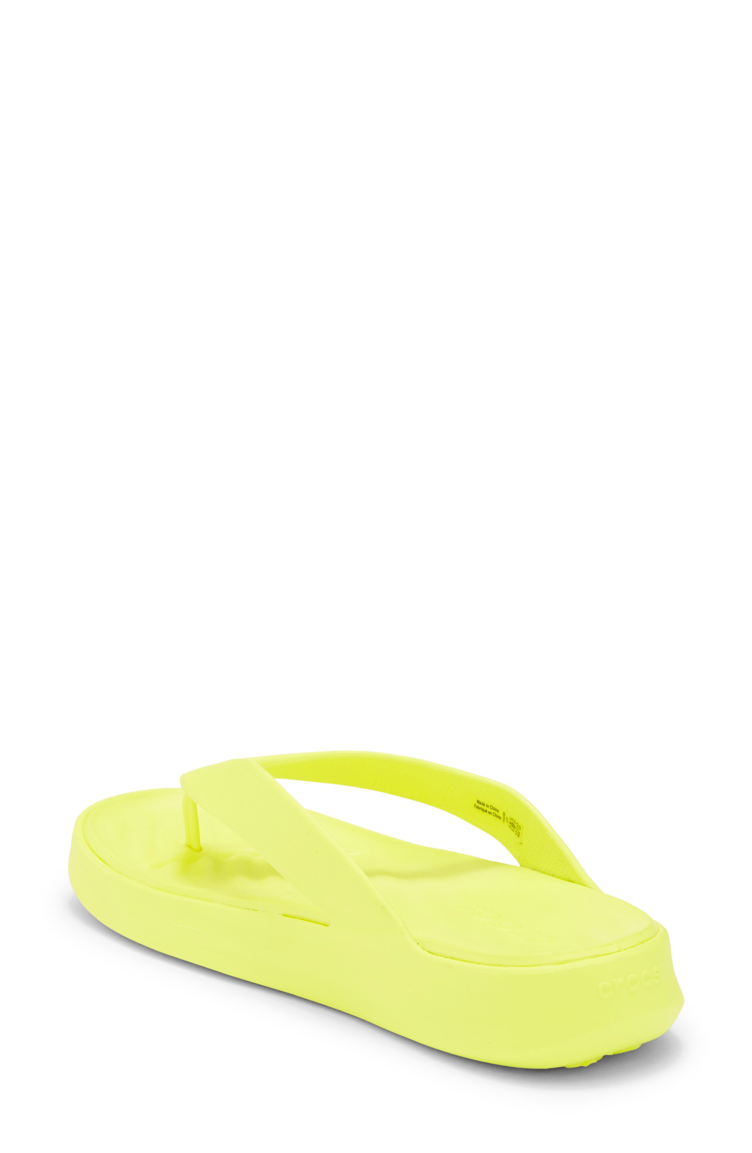 Getaway Platform Flip Flop, Alternate, color, ACIDITY