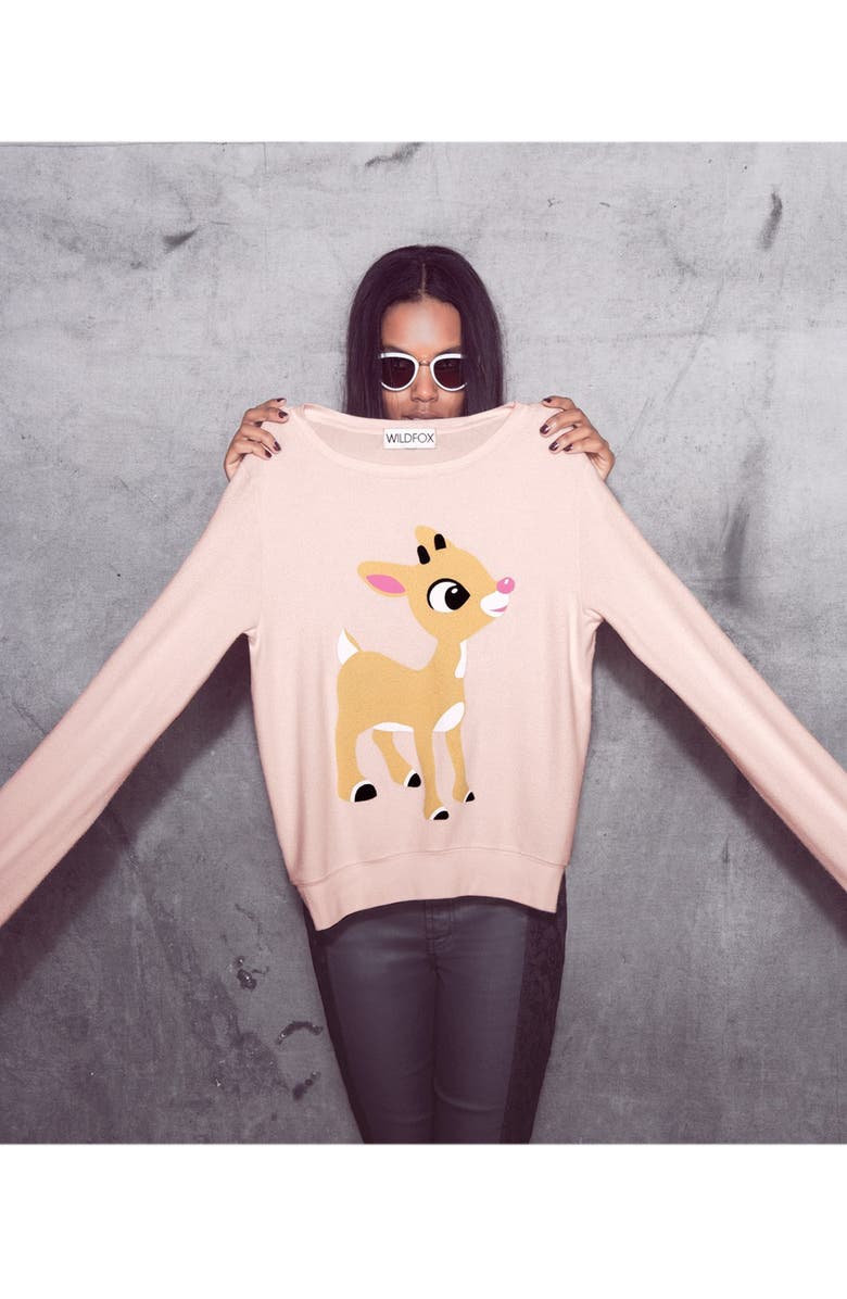 Wildfox 'Little Helper' Vintage Sweater, Alternate, color, 