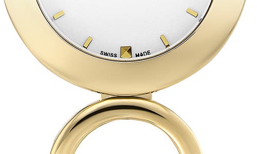 Ferragamo Gancino Bracelet Bracelet Watch In Gold