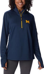 Columbia Women's Columbia Navy Michigan Wolverines Park View Omni-Wick Half-Zip Top