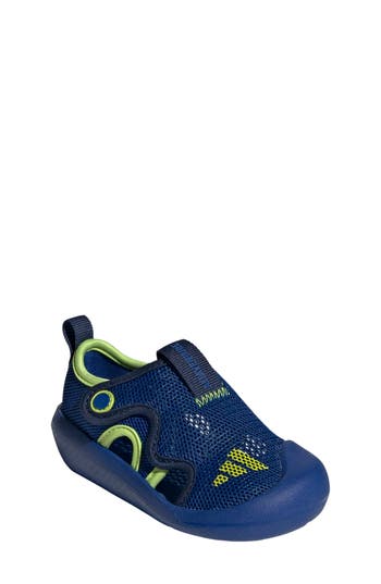 Adidas Originals Adidas Kids' Altaventure 3.0 Swim Sandal In Royal Blue/dark Blue/slime