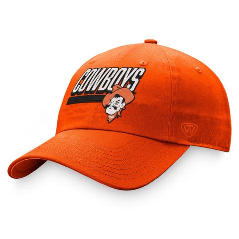 Men's Top of the World Orange Oklahoma State Cowboys Slice Adjustable Hat