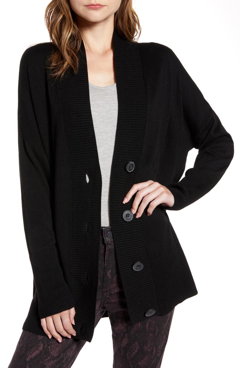 Chelsea28 Oversize Button Front Cardigan, Main, color,