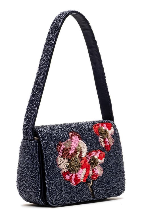 Frances Valentine Tini Beaded Shoulder Bag In Multi