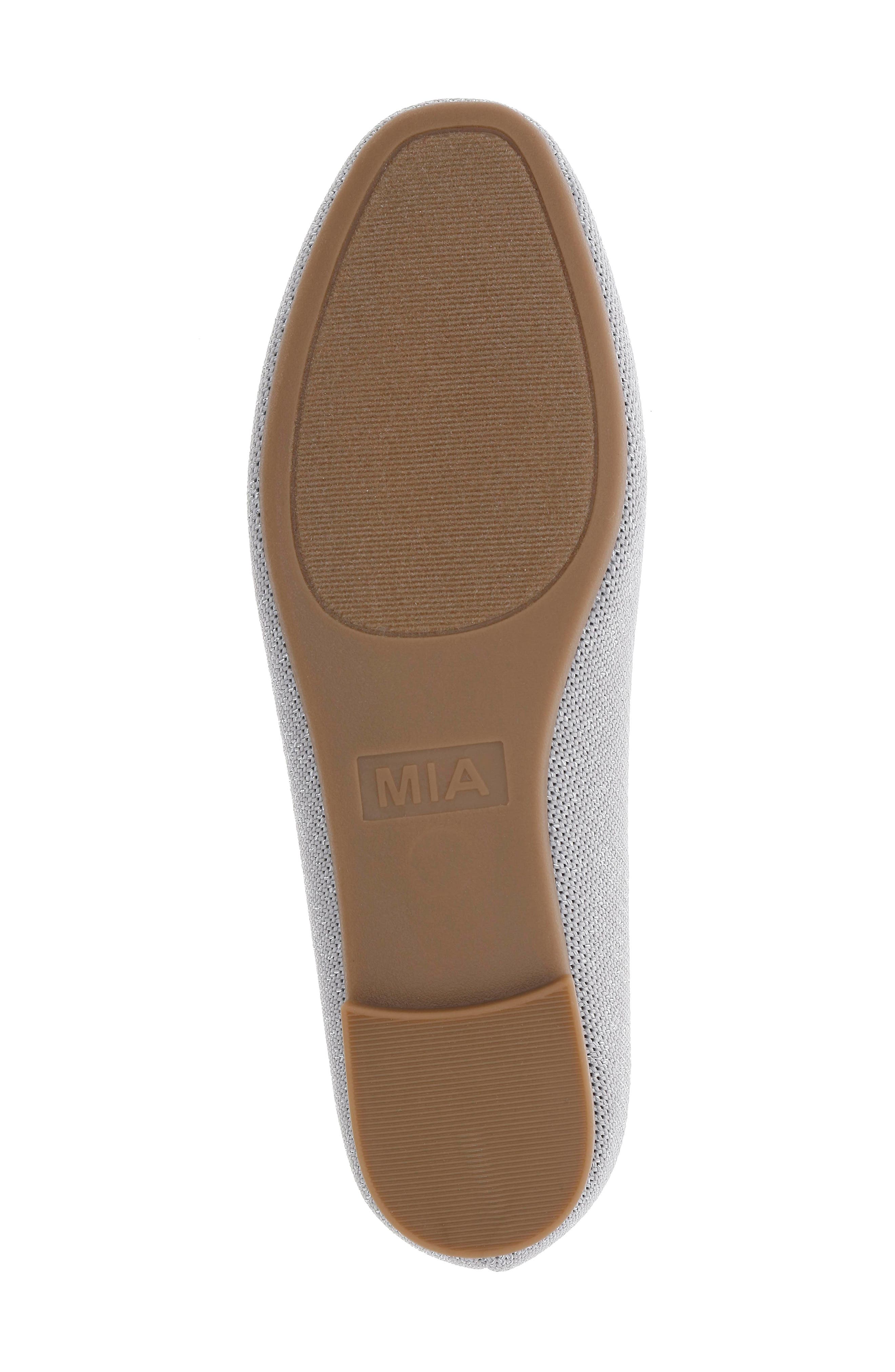 MIA Brendy Ballet Flat, Alternate, color, Silver Kni