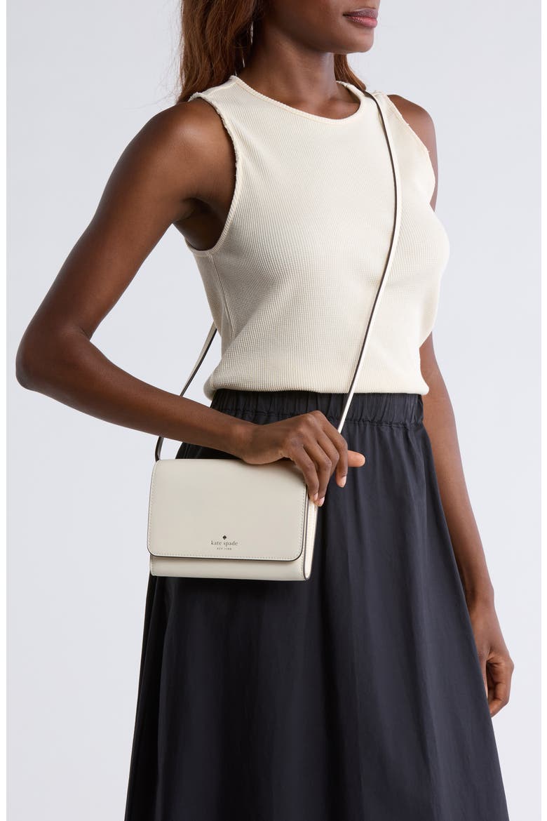 kerri crossbody bag, Alternate, color, MERINGUE