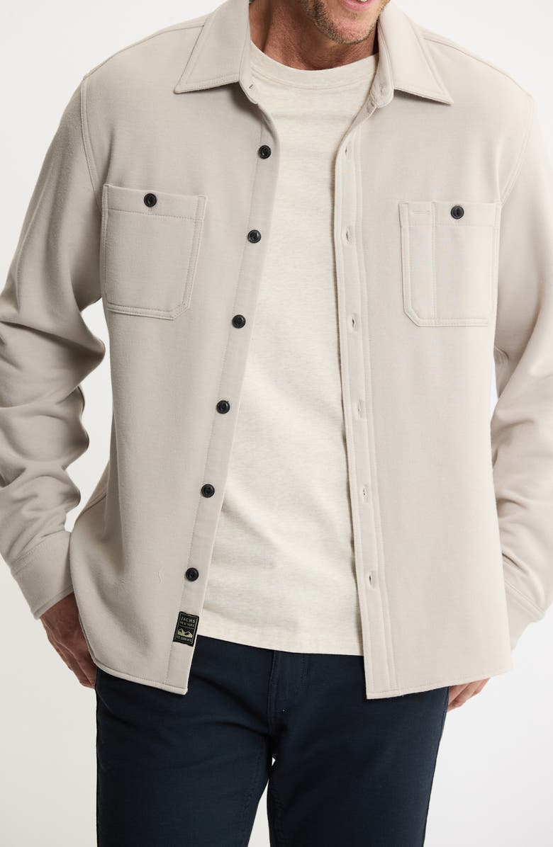 JACHS Knit Shirt Jacket, Alternate, color, Stone