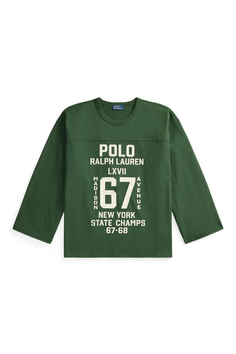 Cotton Graphic T-Shirt, Alternate, color, BOTTLE GREEN