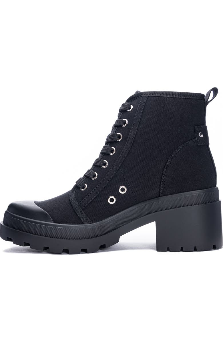 Chinese Laundry Bunny Canvas Combat Boot, Alternate, color,