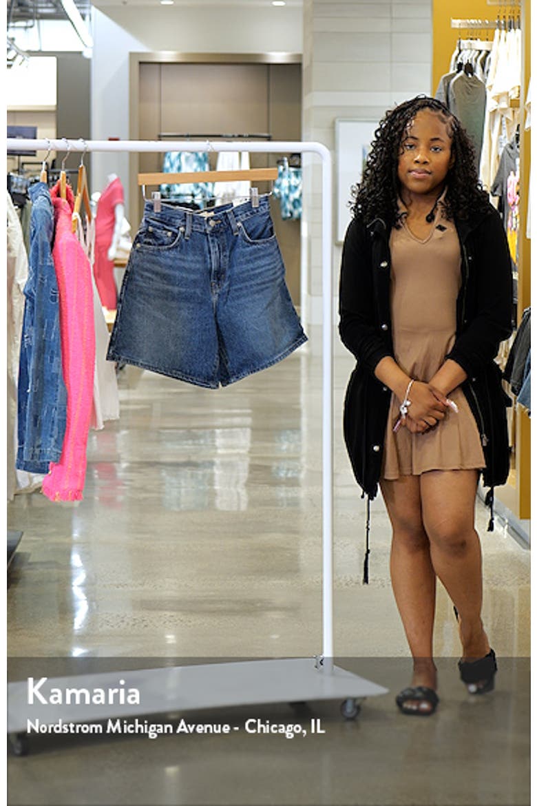 Baggy High Waist Mid Thigh Denim Shorts video