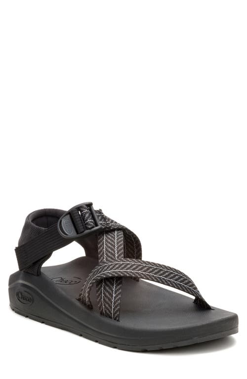 Chaco Cushz Sandal In Frond Black