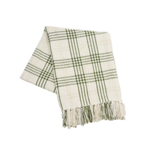 Plaid Throw Blanket Collection - 50" x 60"