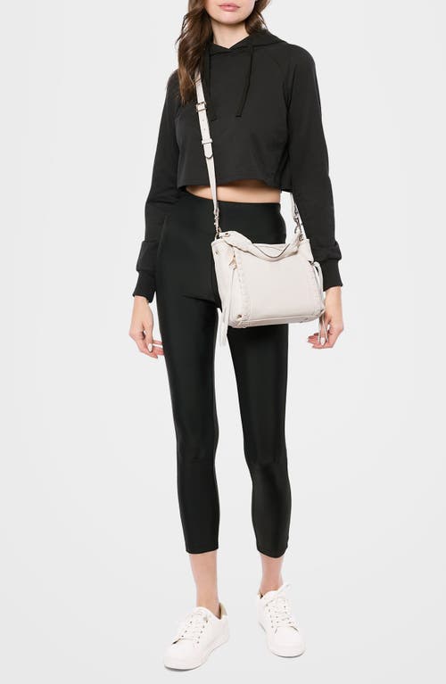 Aimee Artisan Leather Bucket Bag In White