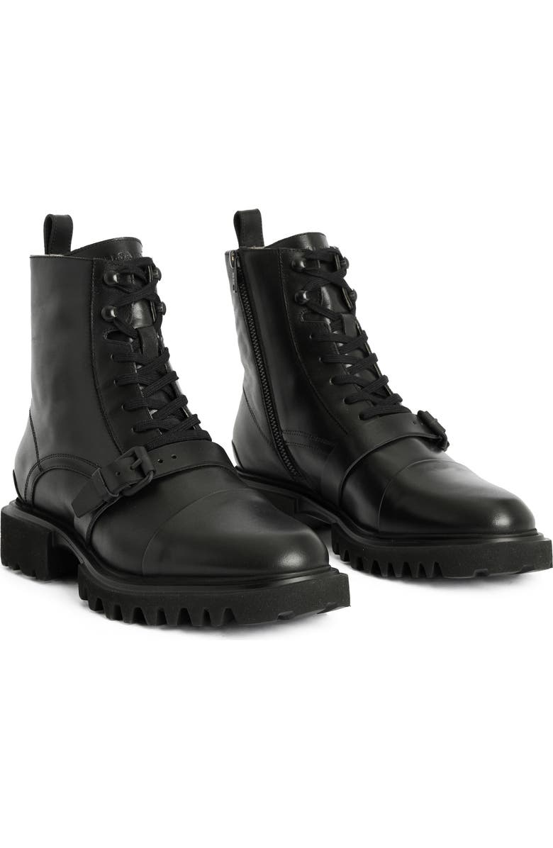 AllSaints Tori Lug Sole Combat Boot, Main, color,
