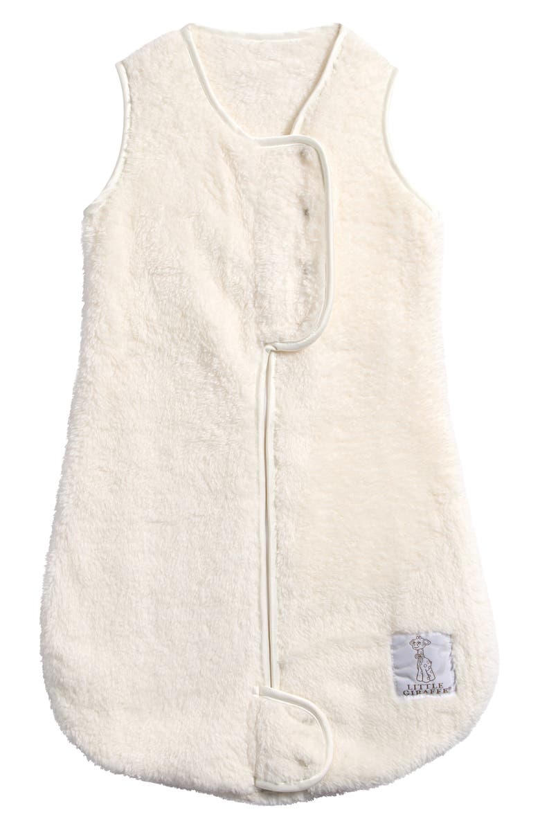 Little Giraffe Fleece Dreamsack, Main, color, Cream