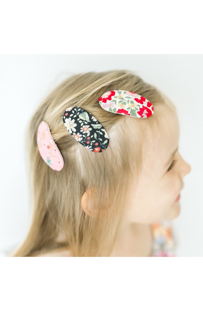Puttisu Liberty Floral Hair Clip Set of 6, Alternate, color, Wildflower Mix