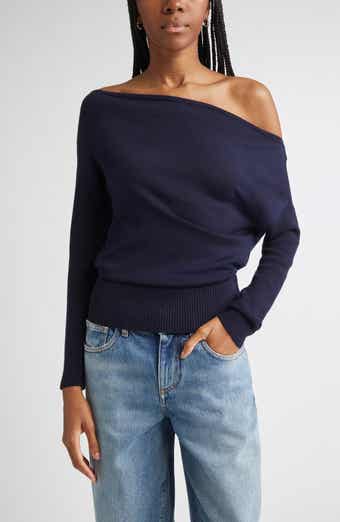 Ramy Brook Chance Wool Off the Shoulder Sweater