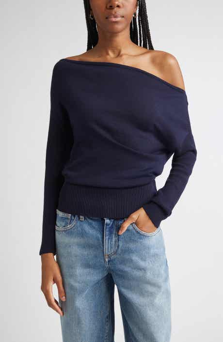 Ramy Brook Chance Wool Off the Shoulder Sweater
