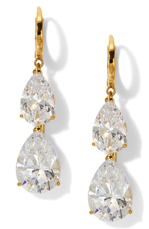 Farrah Cubic Zirconia Drop Earrings
