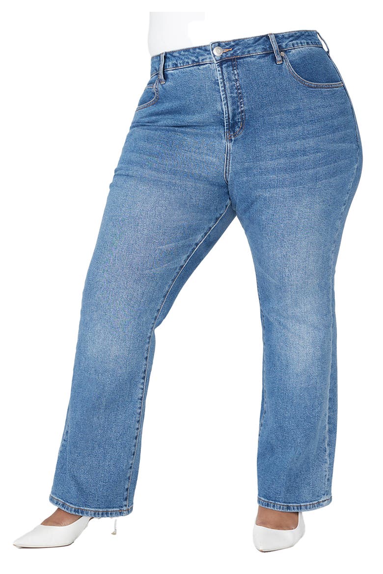 The Flare Leg Jean, Main, color, MEDIUM WASH DENIM