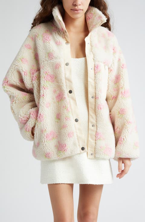 Panda Floral Fleece Jacket