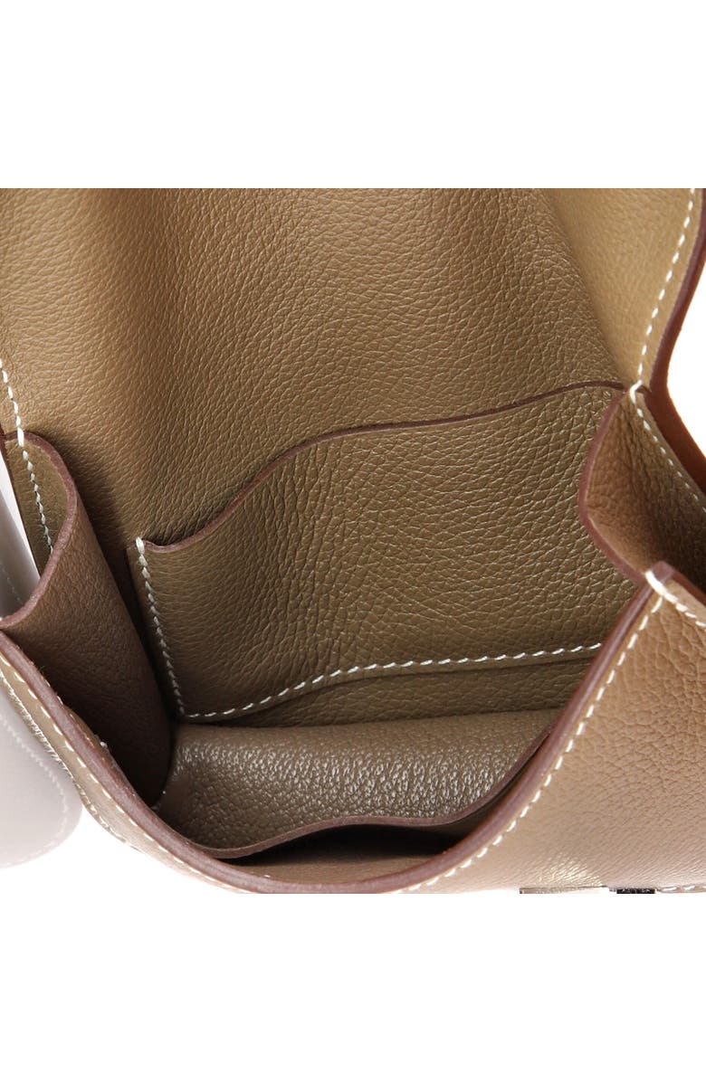 Pre-Owned Hermes Constance Slim Wallet Evercolor, Alternate, color, Etoupe