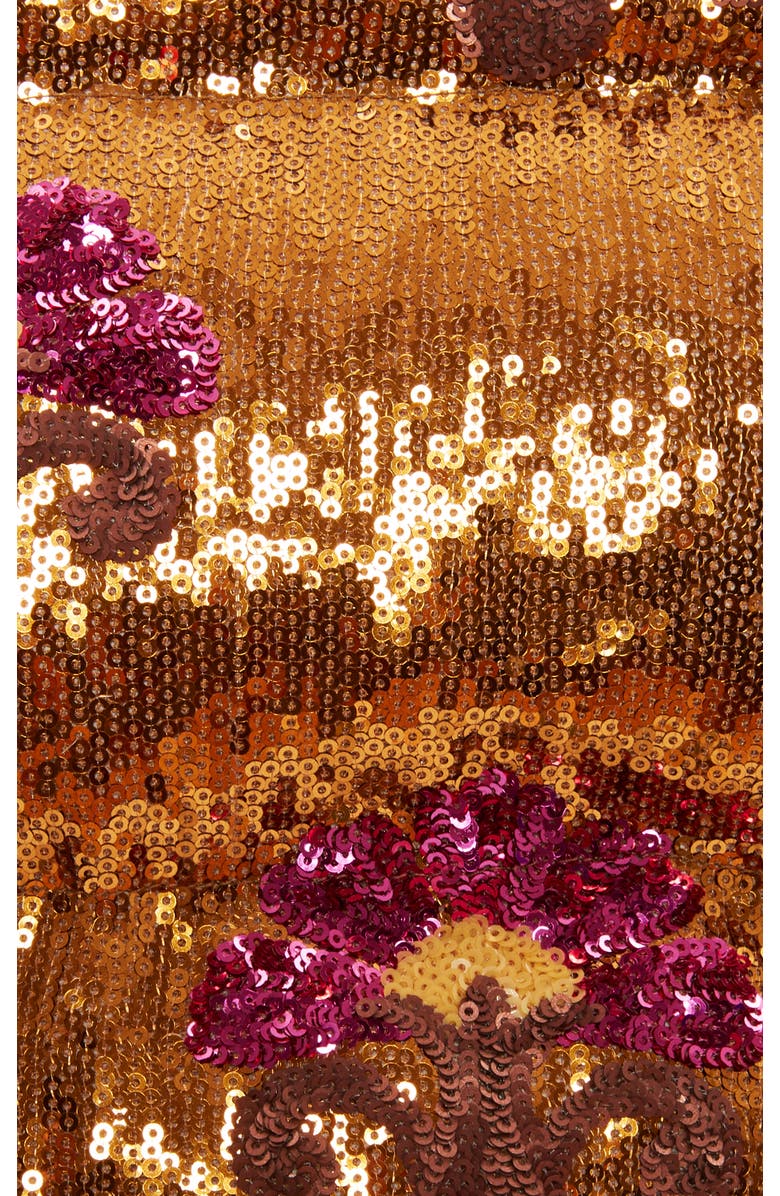 La DoubleJ Bonbon Puffer Vest, Alternate, color, Textured Sequins Rust