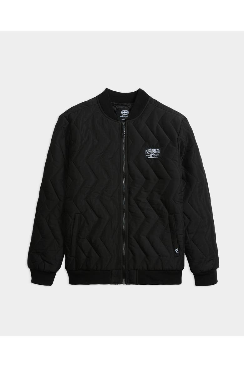 Make an Impression Varsity Jacket, Main, color, Black