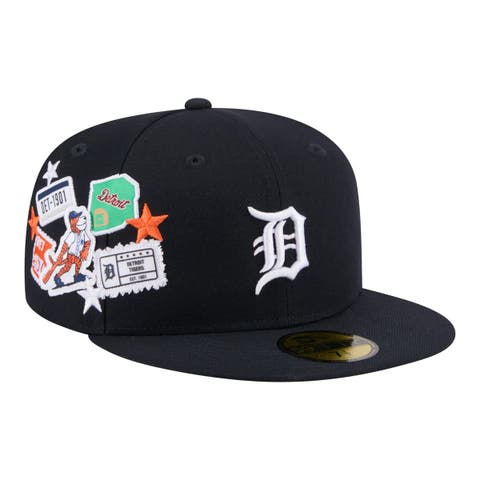 Men's New Era  Navy Detroit Tigers City Patch 59FIFTY Fitted Hat