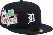 New Era Men's New Era  Navy Detroit Tigers City Patch 59FIFTY Fitted Hat