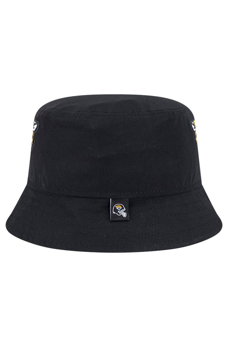 New Era Men's New Era Black Jacksonville Jaguars Helmet Bucket Hat, Alternate, color, Black