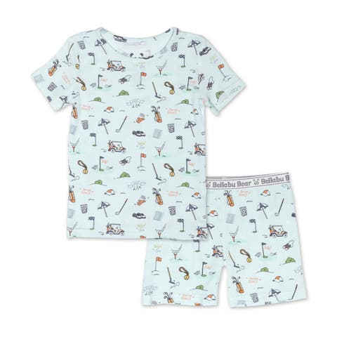 Golf Kids 2-Piece Short Sleeve & Shorts Pajama Set