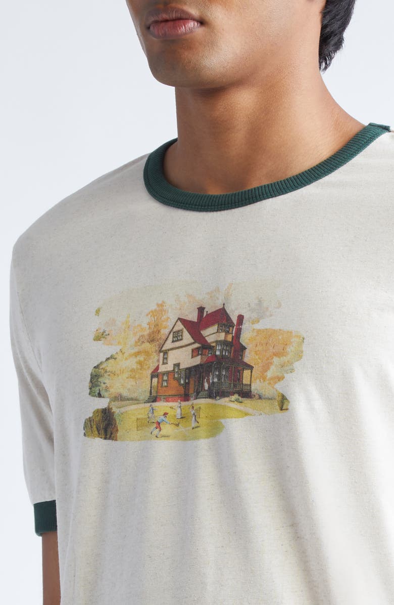 PALMES Porch Ringer Graphic T-Shirt, Alternate, color, Broken White