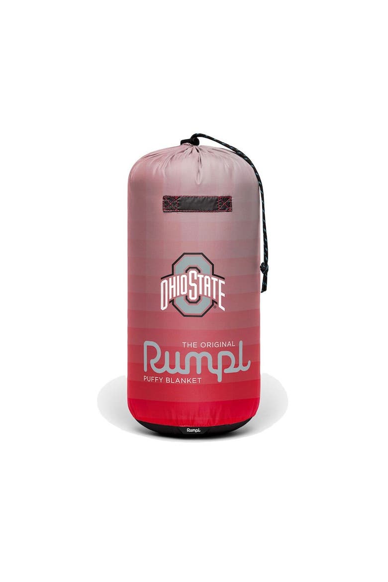 Ohio State Buckeyes 75'' x 52'' Original Puffy Blanket, Alternate, color, Red