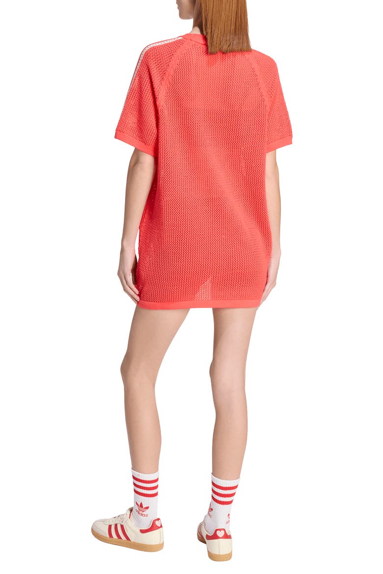 Open Stitch Dress, Alternate, color, SEMI LUCID RED